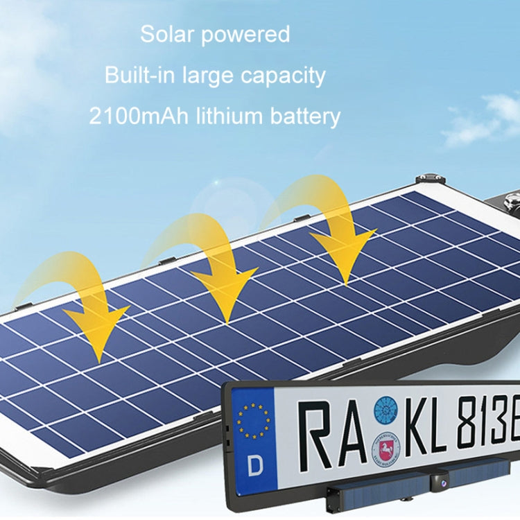 Sistema di visione posteriore ad energia solare che inverte il display della telecamera per auto con trasmissione wireless, RC01