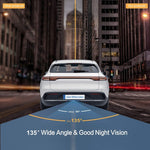 Sistema di visione posteriore ad energia solare che inverte il display della telecamera per auto con trasmissione wireless, RC01