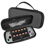Per ASUS ROG Ally Game Console Borsa protettiva per frizione in pelle a grana EVA, Bag (Black), Bag (White)