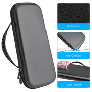 Per ASUS ROG Ally Game Console Borsa protettiva per frizione in pelle a grana EVA, Bag (Black), Bag (White)