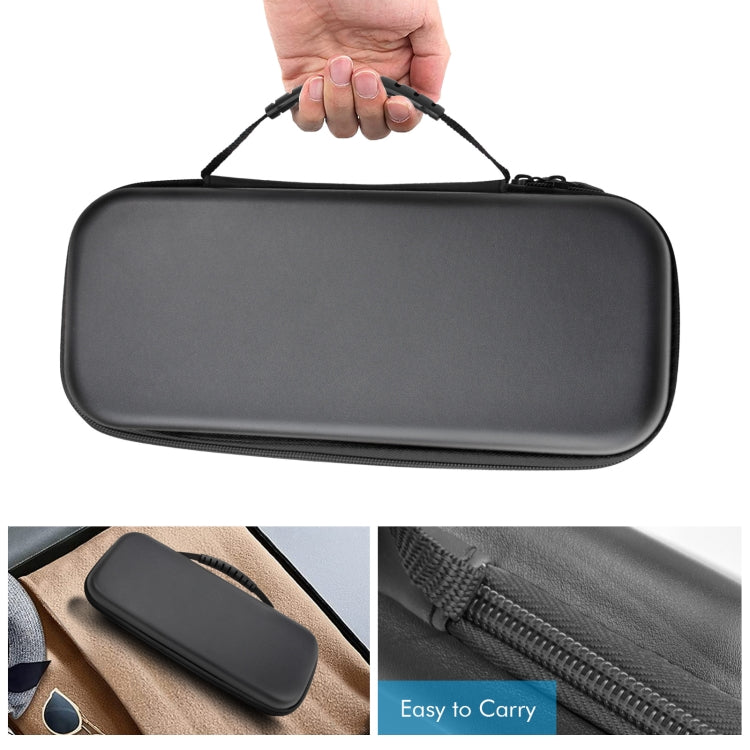 Per ASUS ROG Ally Game Console Borsa protettiva per frizione in pelle a grana EVA, Bag (Black), Bag (White)