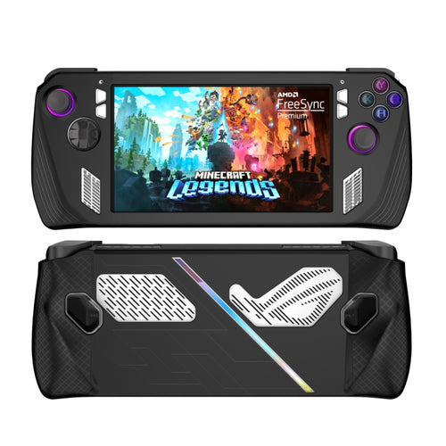 Per ASUS ROG Ally Console di gioco Cover protettiva in silicone Custodia per olio spray, Silicone Cover Black, Silicone Cover White