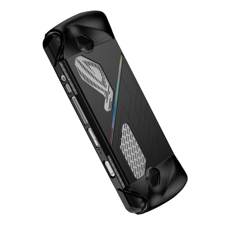 Per ASUS ROG Ally Console di gioco Cover protettiva in silicone Custodia per olio spray, Silicone Cover Black, Silicone Cover White