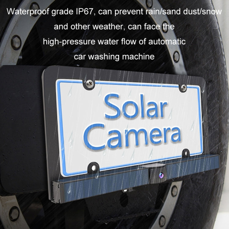 Fotocamera per visualizzazione della cornice della targa integrata wireless HD solare, BC01