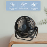Ventilatore elettrico mini 3 in 1 USB ricaricabile