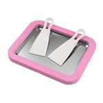 Mini macchina per yogurt fritto per uso domestico Vassoio per ghiaccio fritto fai da te fatto in casa per bambini, Stainless Steel Green 26x21cm, Stainless Steel White 26x21cm, Stainless Steel Pink 22.5x17.5cm, Stainless Steel White 22.5x17.5cm        ...