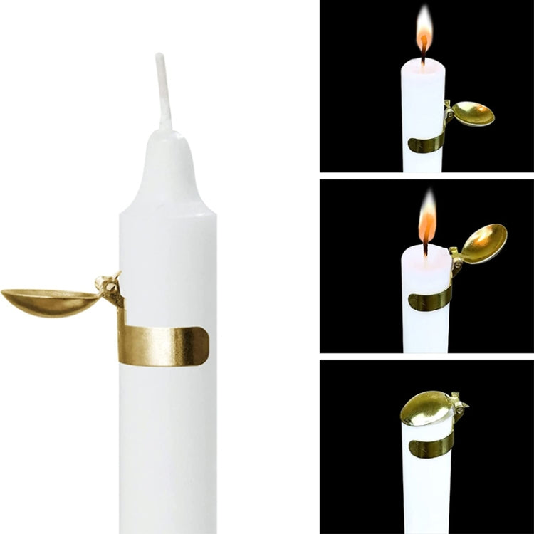 Estintore automatico per candele Candela in metallo Estintore per candele Coperchio per estintore, Automatic Candle Extinguisher Gold, Automatic Candle Extinguisher Silver