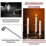 Estintore automatico per candele Candela in metallo Estintore per candele Coperchio per estintore, Automatic Candle Extinguisher Gold, Automatic Candle Extinguisher Silver
