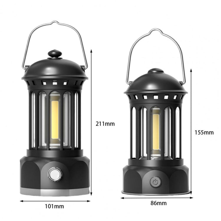 Lampada da campeggio portatile COB 6W impermeabile