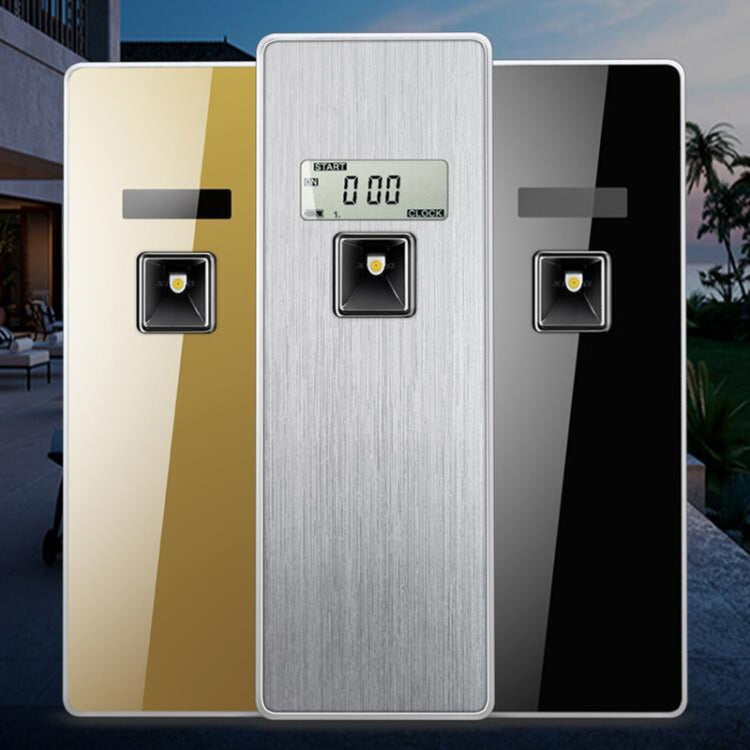 Display digitale LCD con pannello in acciaio inossidabile anticorrosivo Spruzzatore automatico intelligente di fragranze, LCD (Black Titanium), LCD (Titanium Gold), LCD (Brushed)