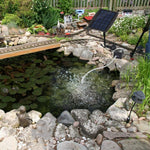 Pompa di aerazione solare plug-in Pompa di ossigeno per acquario con accumulo di energia, Solar Aeration Pump