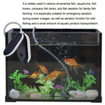 Pompa ossigeno solare portatile per acquario 16x14x6cm