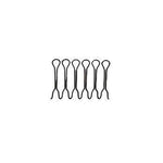 2 pezzi Accessori per capelli con forcina fissa per capelli Pettine invisibile per acconciatura rotonda, A, B, C, D, E