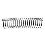 2 pezzi Accessori per capelli con forcina fissa per capelli Pettine invisibile per acconciatura rotonda, A, B, C, D, E