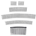 2 pezzi Accessori per capelli con forcina fissa per capelli Pettine invisibile per acconciatura rotonda, A, B, C, D, E
