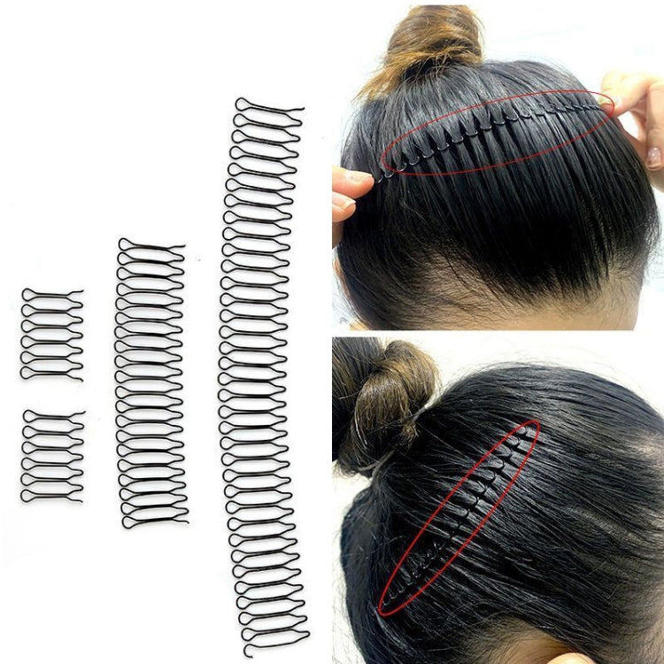 2 pezzi Accessori per capelli con forcina fissa per capelli Pettine invisibile per acconciatura rotonda, A, B, C, D, E