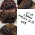 2 pezzi Accessori per capelli con forcina fissa per capelli Pettine invisibile per acconciatura rotonda, A, B, C, D, E
