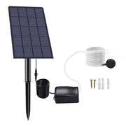 5V / 2.5W Pompa di aerazione a trasmissione diretta solare Pompa di ossigeno a guida solare senza batteria DC Aeratore per laghetto per pesci, Fish Pond Aerator