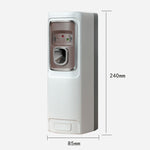 Spruzzatrice automatica con sensore di luce Macchina profumata temporizzata per toilette, Automatic Light Sensor 4 (White)