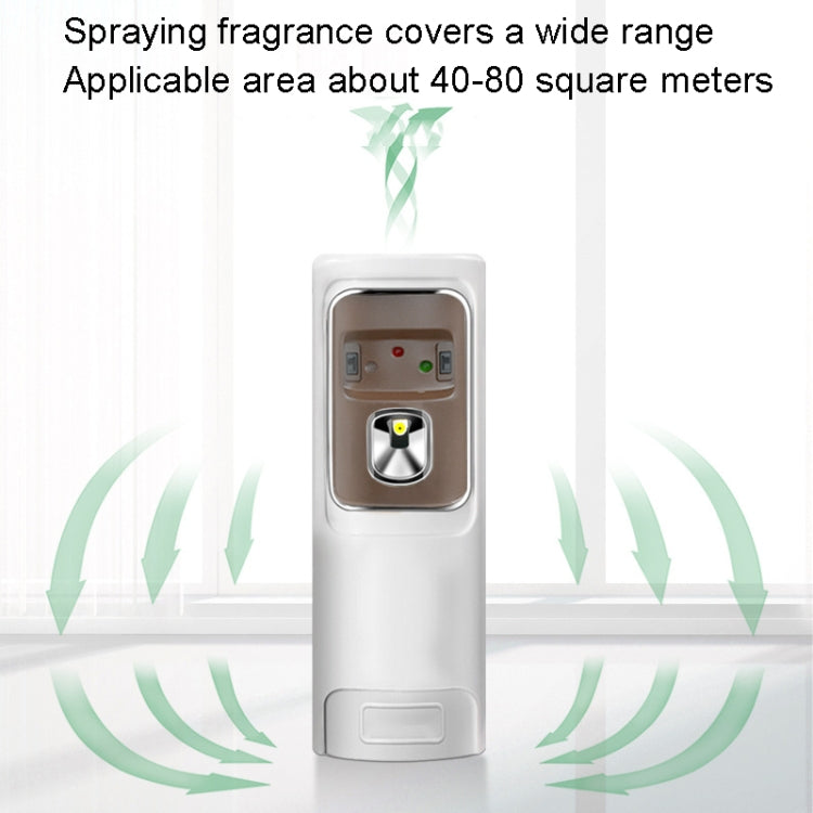 Spruzzatrice automatica con sensore di luce Macchina profumata temporizzata per toilette, Automatic Light Sensor 4 (White)