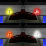 10 pezzi Adesivi riflettenti triangolo coda auto Adesivi per auto segnali di pericolo di sicurezza