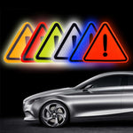 10 pezzi Adesivi riflettenti triangolo coda auto Adesivi per auto segnali di pericolo di sicurezza
