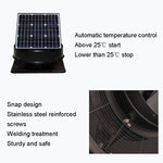 Ventilatore di scarico tetto solare in lega di alluminio