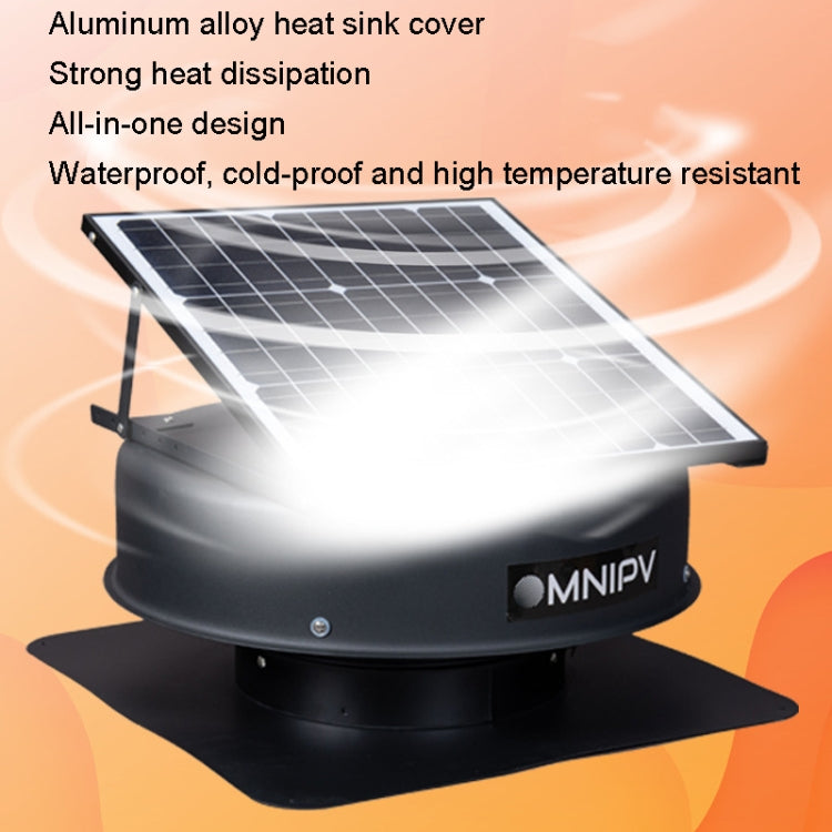 Ventilatore di scarico tetto solare in lega di alluminio