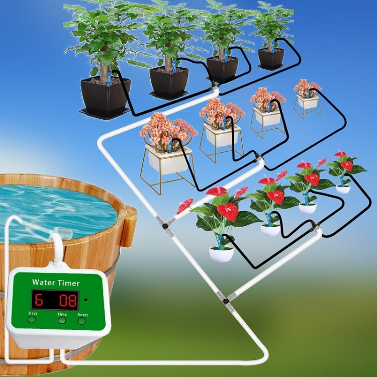 Macchina di irrigazione automatica per irrigazione a goccia intelligente per uso domestico, Water 2 Potted Plants, Water 4 Potted Plants, Water 6 Potted Plants, Water 8 Potted Plants, Water 12 Potted Plants