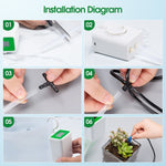 Macchina di irrigazione automatica per irrigazione a goccia intelligente per uso domestico, Water 2 Potted Plants, Water 4 Potted Plants, Water 6 Potted Plants, Water 8 Potted Plants, Water 12 Potted Plants