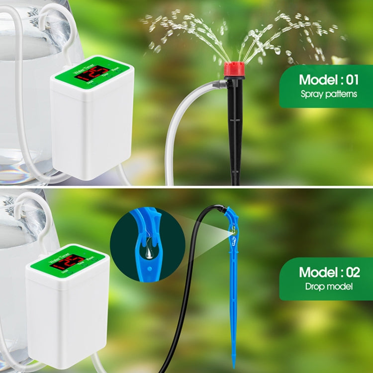 Macchina di irrigazione automatica per irrigazione a goccia intelligente per uso domestico, Water 2 Potted Plants, Water 4 Potted Plants, Water 6 Potted Plants, Water 8 Potted Plants, Water 12 Potted Plants