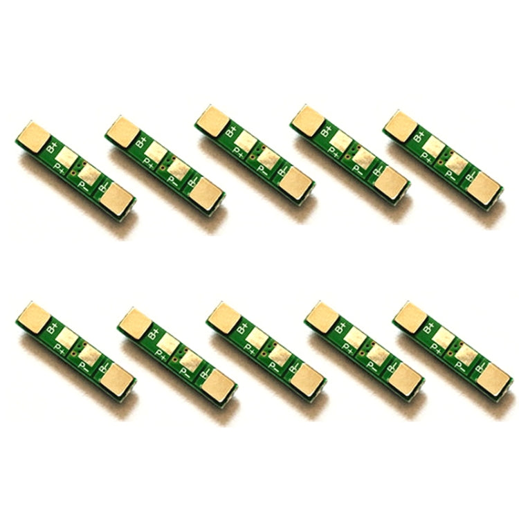 Scheda di protezione per batteria al litio da 10 pezzi da 3,7 V. Scheda di protezione da sovraccarico e sovraccarico in polimero, 3.7V 3A