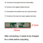 Scheda protezione batteria litio 3,7V 3A 10 pezzi