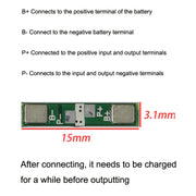 Scheda di protezione per batteria al litio da 10 pezzi da 3,7 V. Scheda di protezione da sovraccarico e sovraccarico in polimero, 3.7V 3A