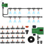 Sistema di irrigazione Controller intelligente Dispositivo di irrigazione automatico a tempo, 1 Water Outlet, 2 Water Outlet, 10m 10sets Hanging Spray Sprinklers, 10m 10sets Ground Plug Dual-use Suit, 20m 20sets Hanging Spray Nozzles                   ...