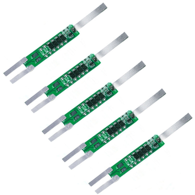 5pcs 7.4V Plus Nickel Long Strip Scheda di protezione della batteria al litio 6A Scheda di protezione della batteria da sovracorrente, 7.4V 6A