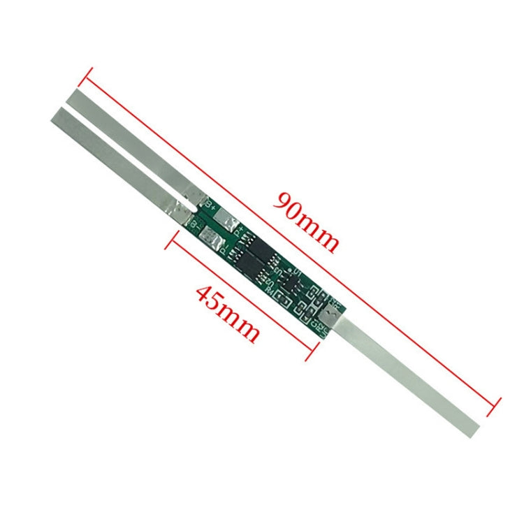 5pcs 7.4V Plus Nickel Long Strip Scheda di protezione della batteria al litio 6A Scheda di protezione della batteria da sovracorrente, 7.4V 6A