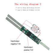 5pcs 7.4V Plus Nickel Long Strip Scheda di protezione della batteria al litio 6A Scheda di protezione della batteria da sovracorrente, 7.4V 6A