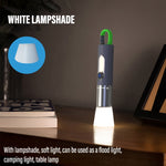 XHP50 Lamp Bead Torcia a LED super luminosa Torcia telescopica Zoom impermeabile con paralume