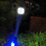 XHP50 Lamp Bead Torcia a LED super luminosa Torcia telescopica Zoom impermeabile con paralume