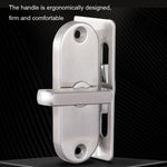 Blocco del gancio della porta di migrazione ad angolo retto di 90 gradi, 304 Stainless Steel Slot, Zinc Alloy Slot-free, Zinc Alloy Slot-free / Punching