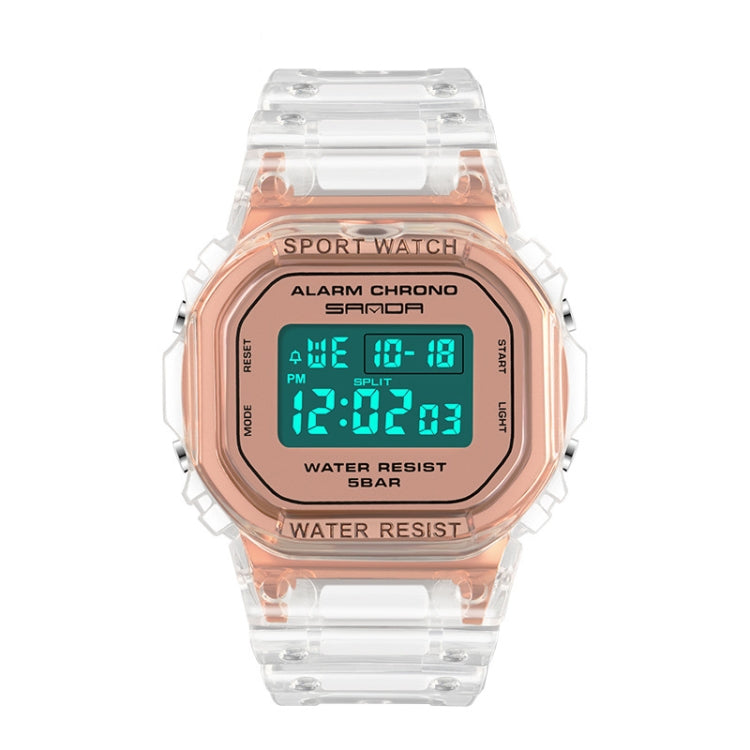 SANDA 2009 Orologio da calendario impermeabile sportivo multifunzionale