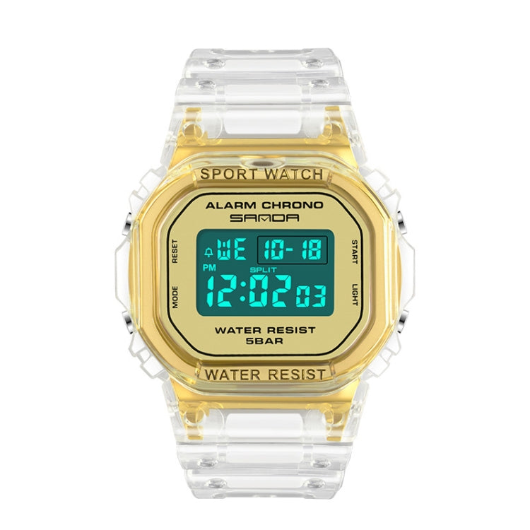 SANDA 2009 Orologio da calendario impermeabile sportivo multifunzionale