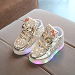 Scarpe casual per ragazzi e ragazze luminose lampeggianti traspiranti, 21, 22, 23, 24, 25, 26, 27, 29, 30
