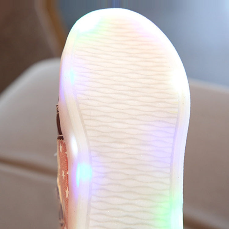 Scarpe casual per ragazzi e ragazze luminose lampeggianti traspiranti, 28