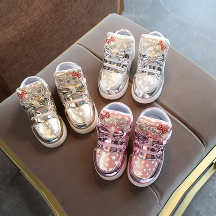 Scarpe casual per ragazzi e ragazze luminose lampeggianti traspiranti, 28
