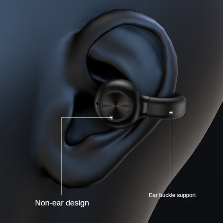 Auricolare Bluetooth 5.3 con clip per orecchio singolo