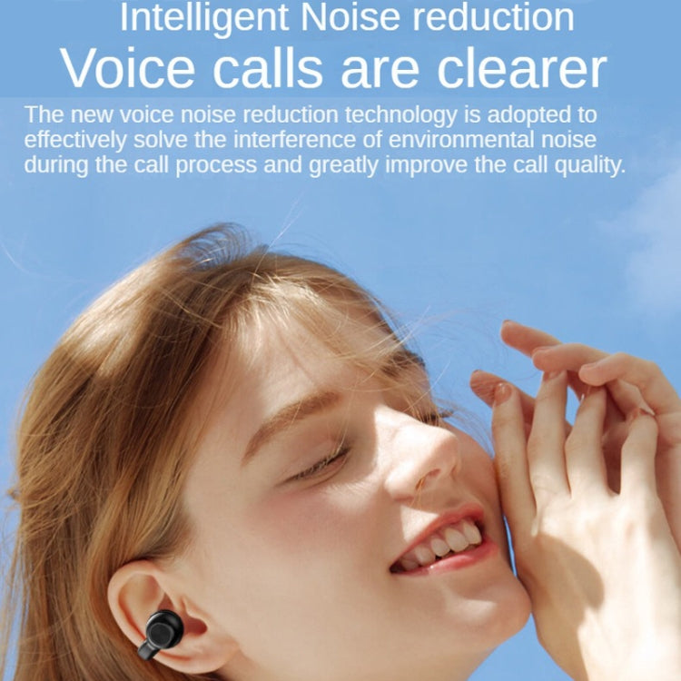 Auricolare Bluetooth 5.3 con clip per orecchio singolo