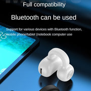 Auricolare Bluetooth 5.3 con clip per orecchio