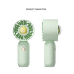 Mini ventilatore portatile tascabile con batteria 500mAh